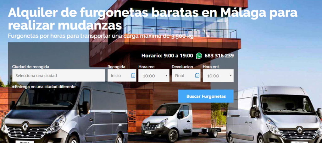 Comparadores de furgonetas en Málaga