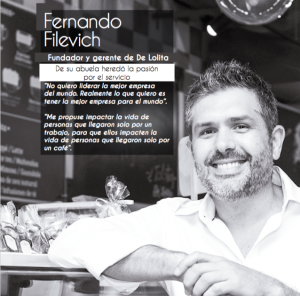 Este es Fernando Filevich, fundador de De Lolita.
