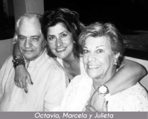 Octavio, Marcela y Julieta
