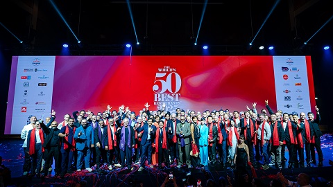 Imagen de la gala de The World's 50 Best Restaurants 2025. Fotos: Archivo particular.
