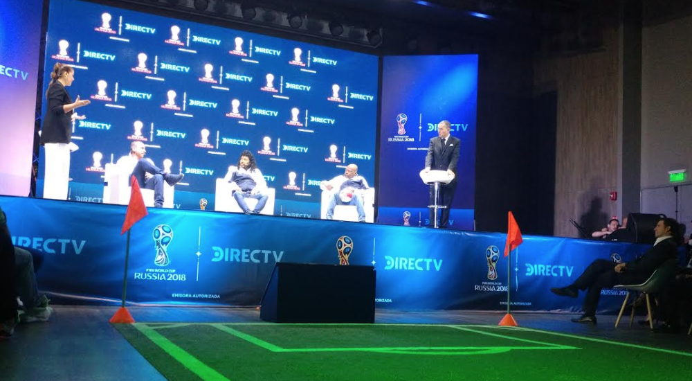 Directv transmitirá en 4K los 64 partidos del Mundial de Rusia.