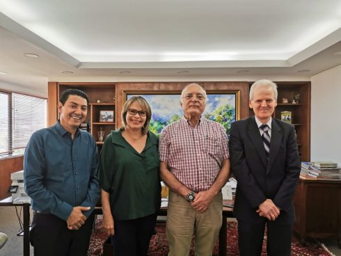 Con Alfredo Hoyos y directivos de Fenalco Valle del Cauca
