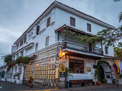 Este es el Hotel Mariscal Robledo, en Santa Fe de Antioquia