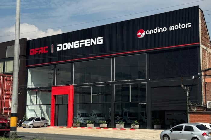 Nueva flagship de DFAC Dongfeng en Itagûí, Antioquia (Foto DFAC).