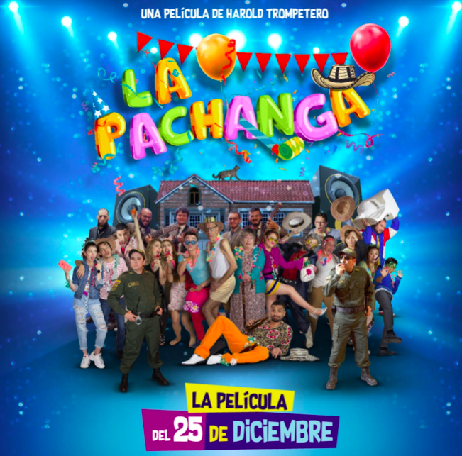 Con esta imagen se promociona la película La Pachanga