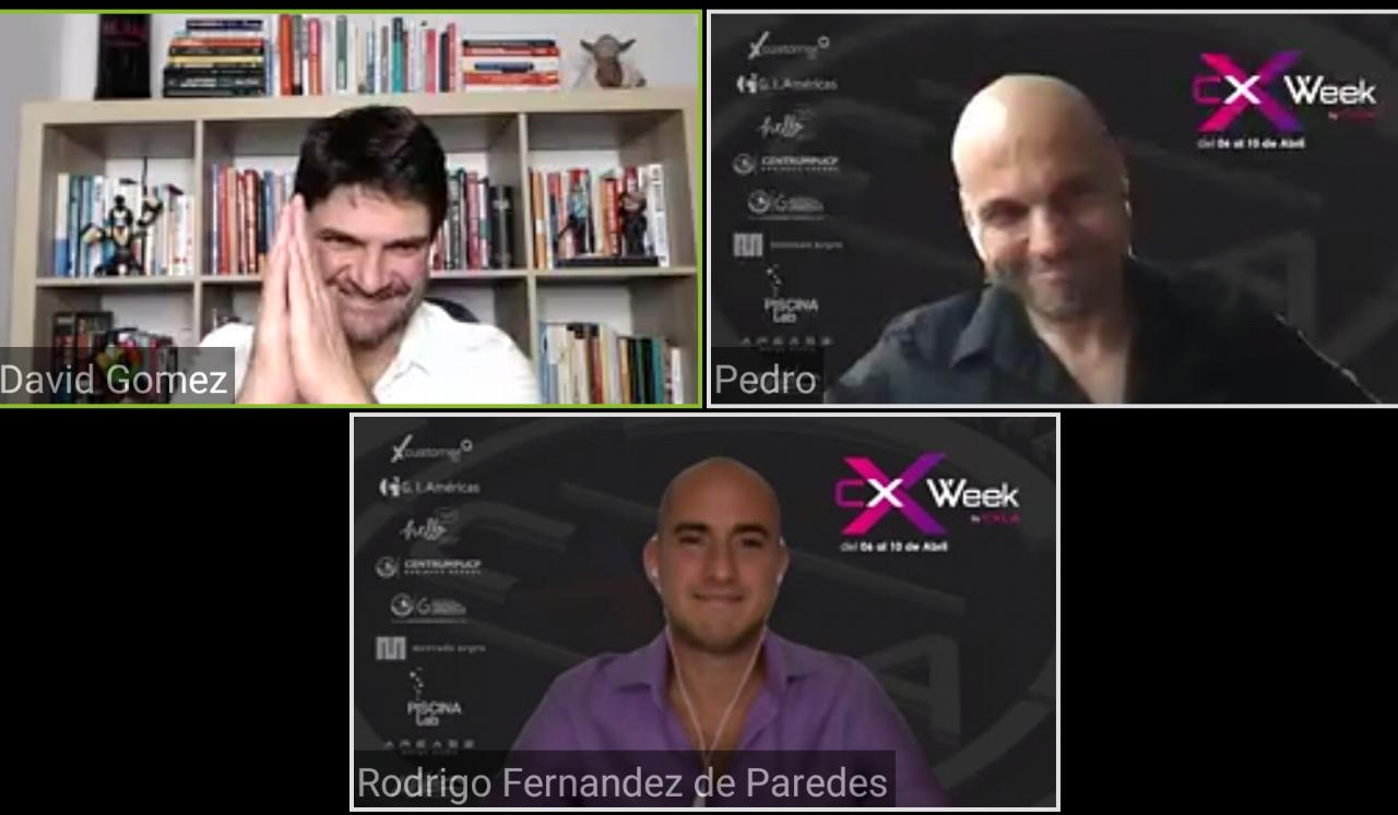 Imagen de una de las teleconferencias de la CX Week