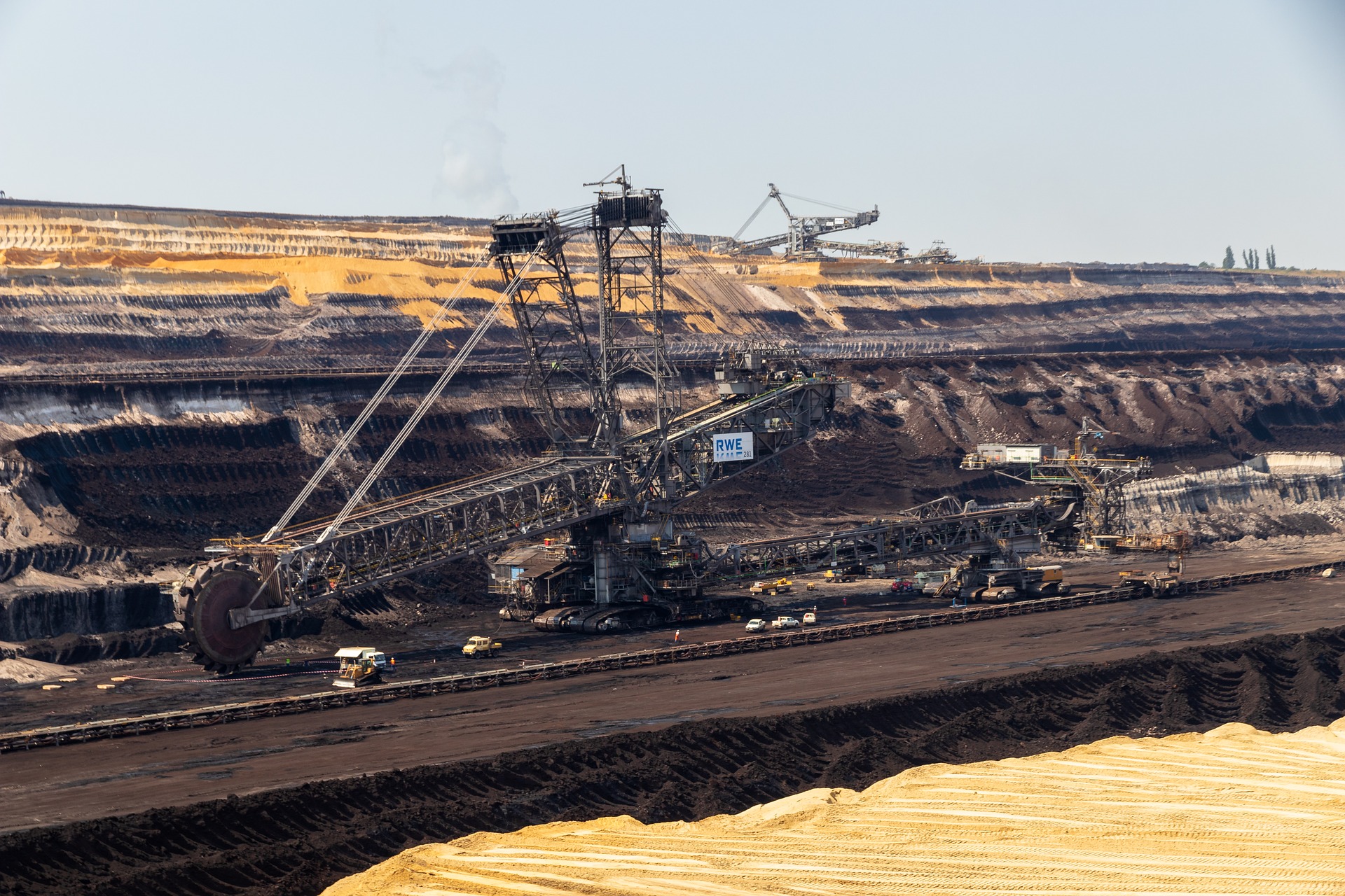 Minería del carbón a cielo abierto