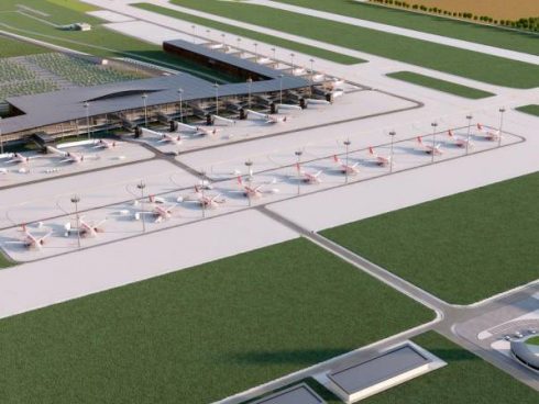 Render del nuevo aeropuerto de Cartagena, ubicado en Bayunca (Foto: ANI)